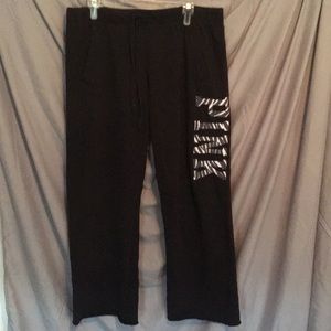 VS Pink Wide Leg Sweatpants
